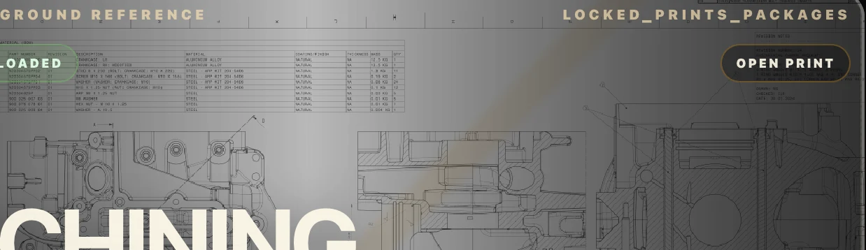 Controlled engineering print interface